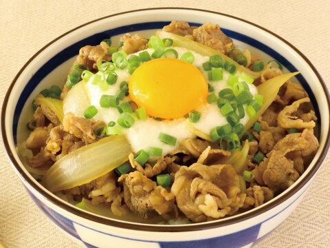 ねぎとろ牛丼